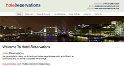 Desktop Screenshot of hotelreservations.uk.com