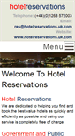 Mobile Screenshot of hotelreservations.uk.com